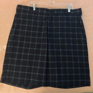 Men’s Lightweight Performance Plaid Flat Front Golf Shorts  | Nike | Size 38